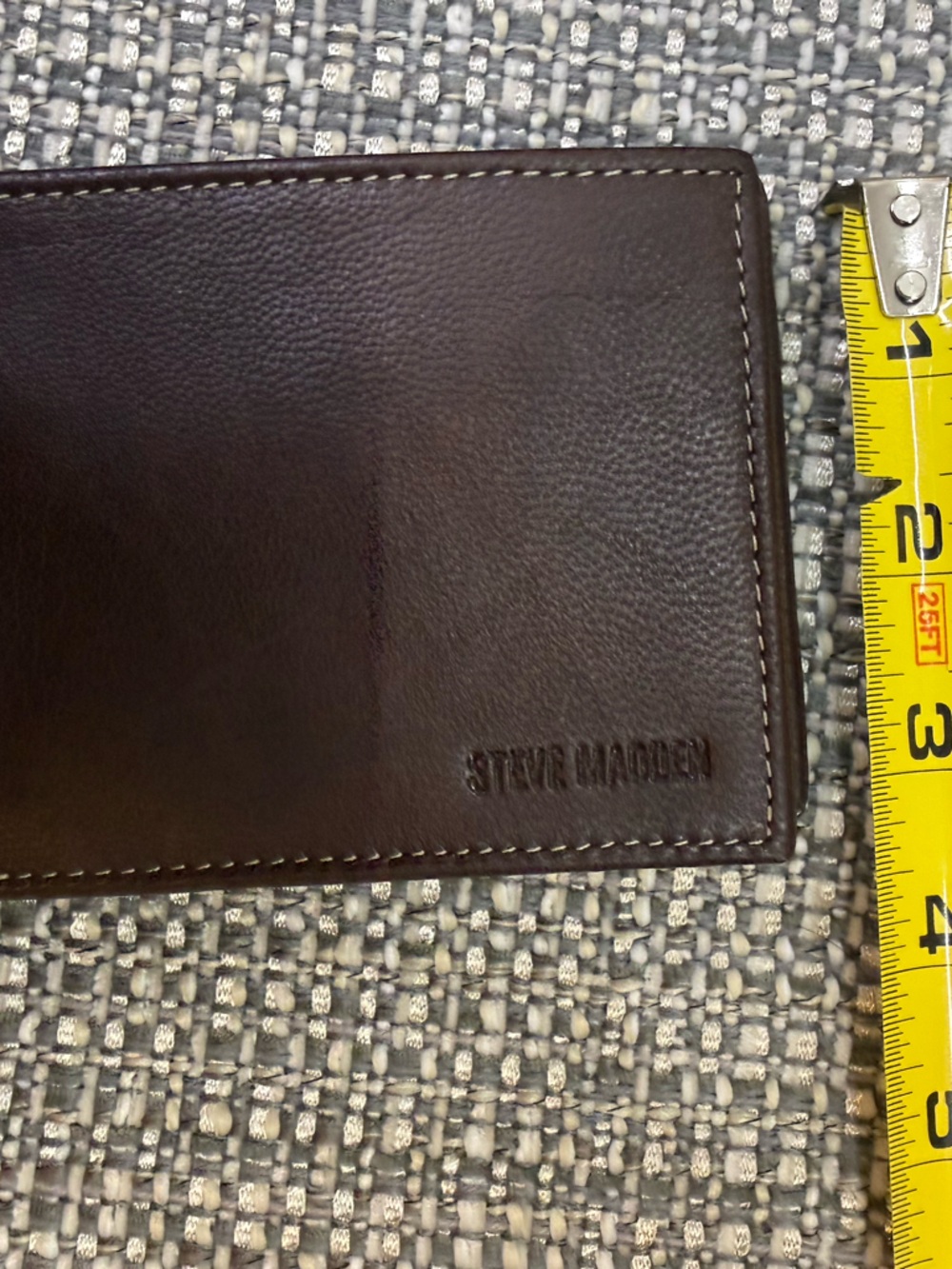 Steve Madden Brown Genuine Leather Passcase Wallet. RFID Protection. NWOT - Picture 8 of 8